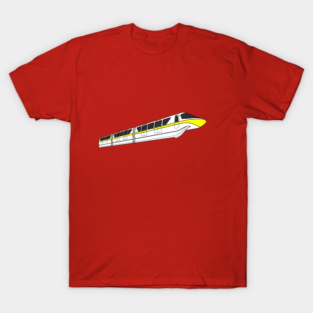 Yellow Monorail Line II T-Shirt by FandomTrading